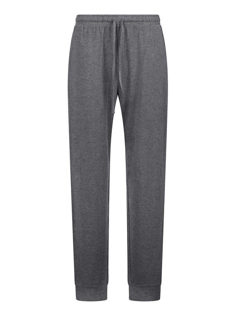 Pyjama pantalon top manches longues Titan Noir - Kiabi