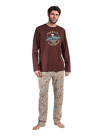 Pyjama pantalon top manches longues Varsity Squad Peanuts