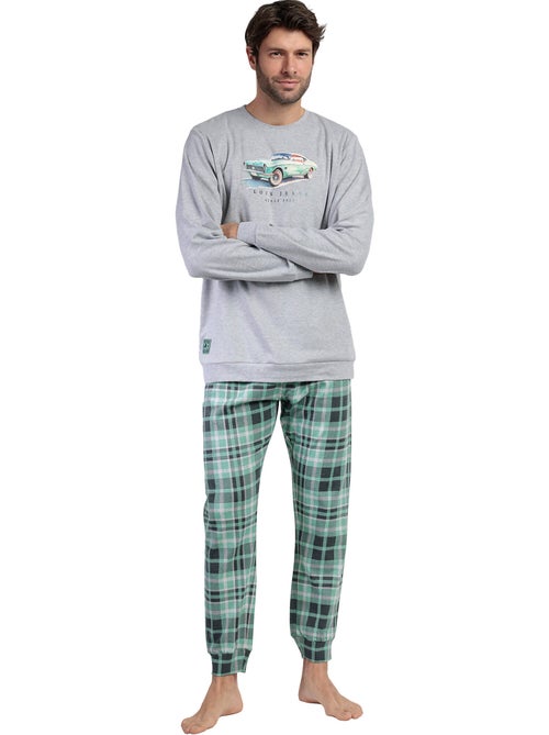 Pyjama pantalon top manches longues Vintage Car Lois - Kiabi Pyjama pantalon top manches longues Vintage Car Lois - Kiabi