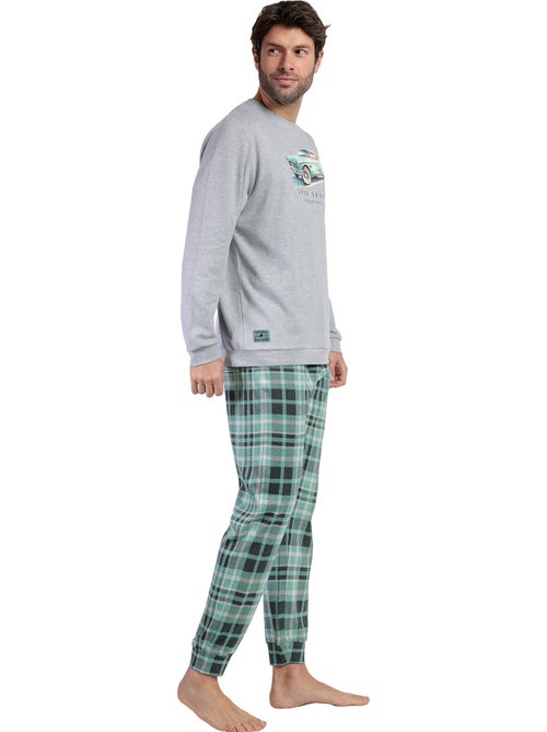 Pyjama pantalon top manches longues Vintage Car Lois - Kiabi Pyjama pantalon top manches longues Vintage Car Lois - Kiabi