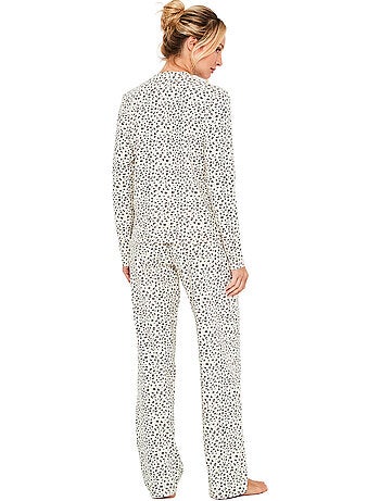 Pyjama pantalon top manches longues wild calm
