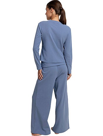 Pyjama pantalon top manches longues yoga girl