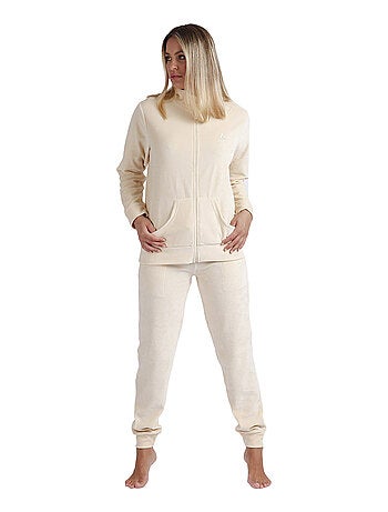 Pyjama pantalon veste zippée Soft Home