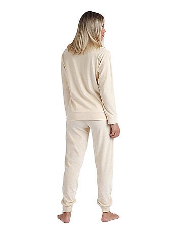 Pyjama pantalon veste zippée Soft Home