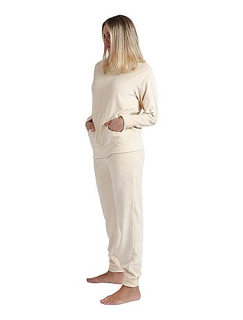 Pyjama pantalon veste zippée Soft Home