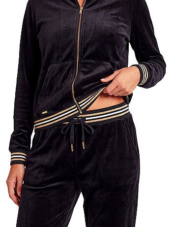 Pyjama pantalon veste zippée velvet glow