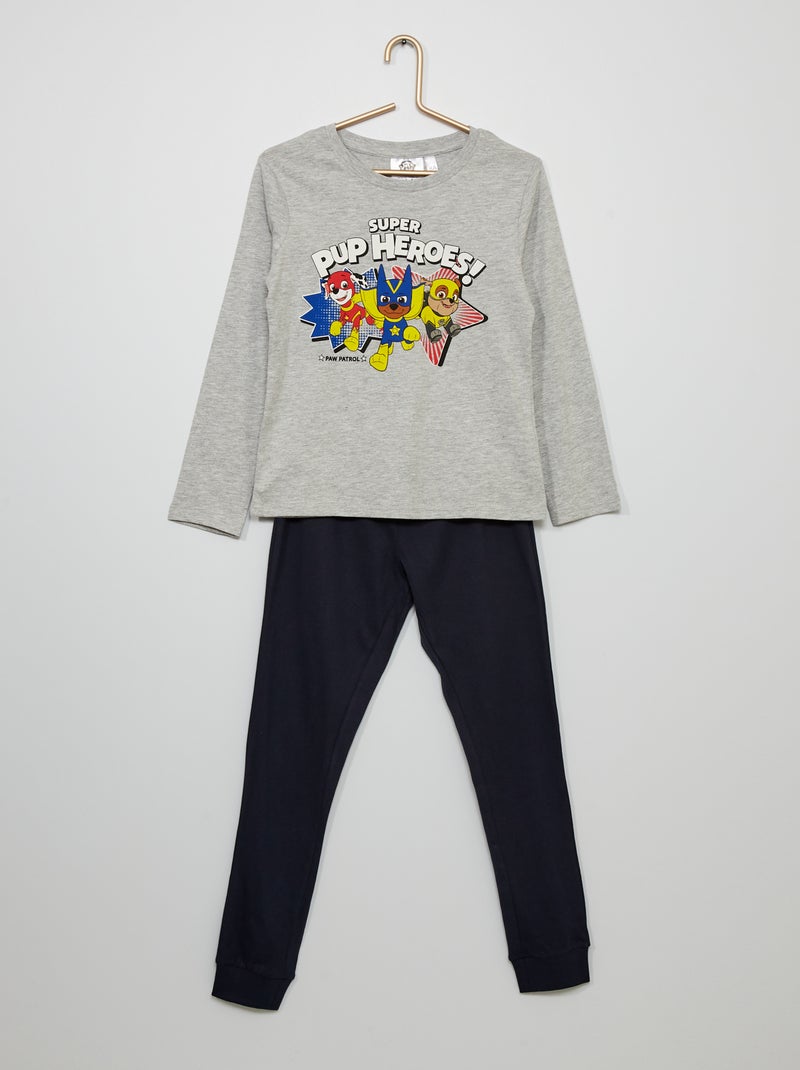 Pyjama 'Pat' Patrouille' 2 pièces bleu marine - Kiabi