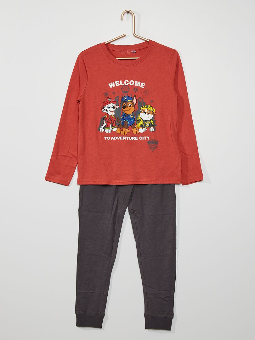 Pyjama 'Pat' Patrouille' rouge - Kiabi