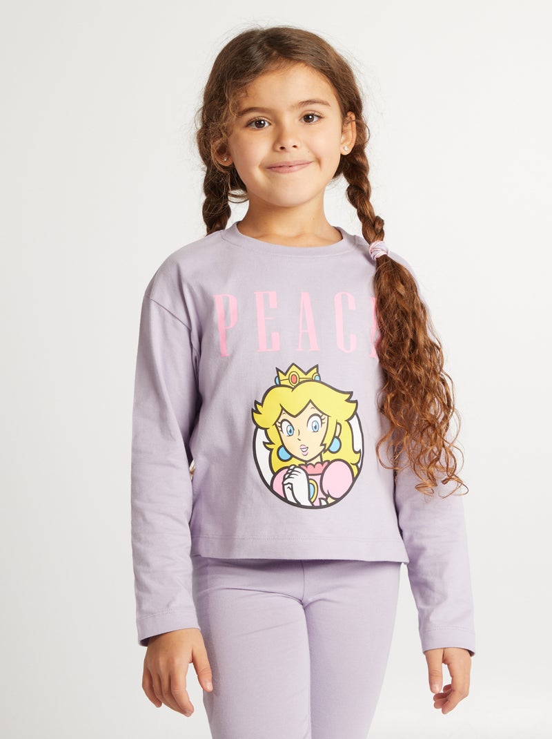 Pyjama 'Peach' - 2 pièces Violet - Kiabi