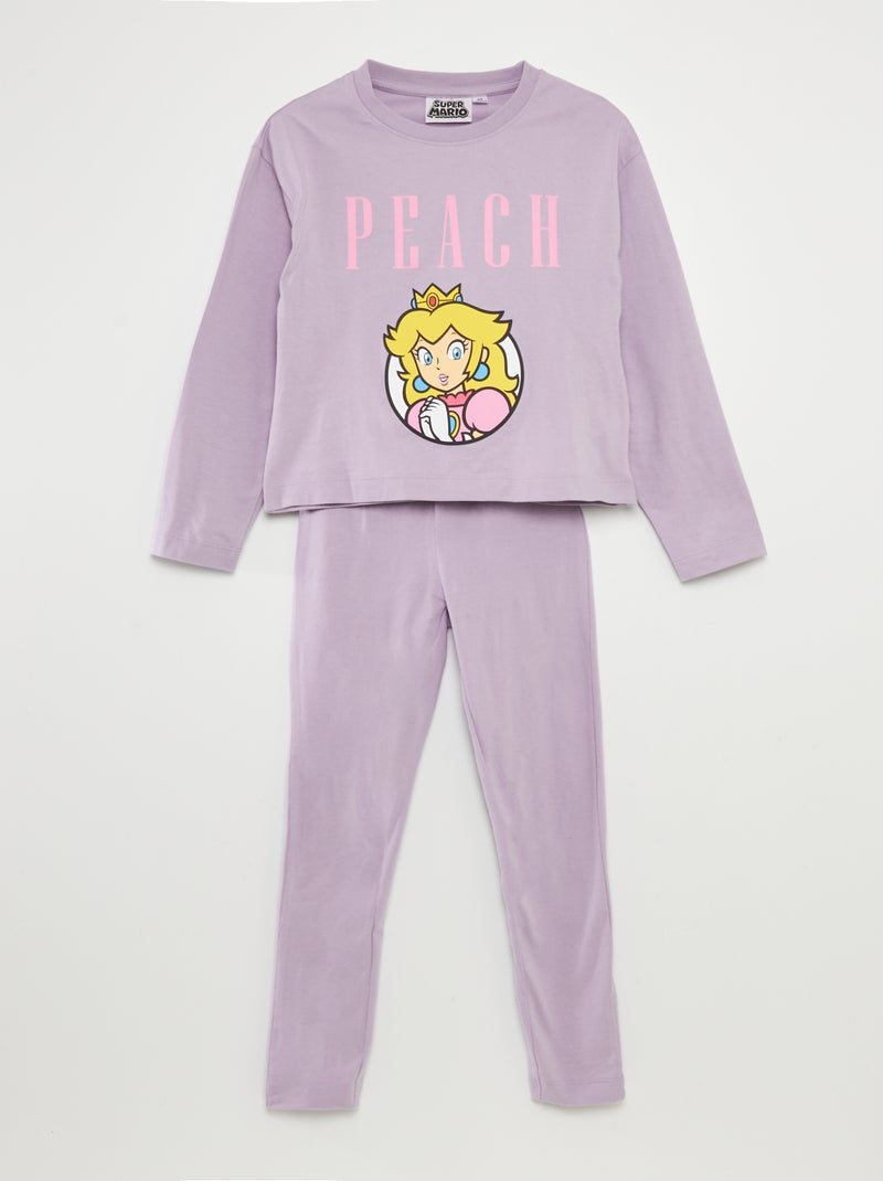 Pyjama 'Peach' - 2 pièces Violet - Kiabi