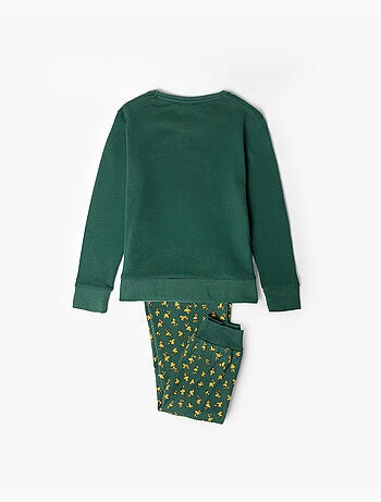 Pyjama PEANUTS Manga Larga Green Classic Peanuts pour filles