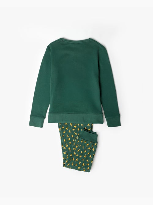 Pyjama PEANUTS Manga Larga Green Classic Peanuts pour filles - Kiabi