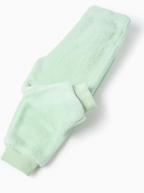 Pyjama peluche avec broderie 'Émotions' - Kiabi