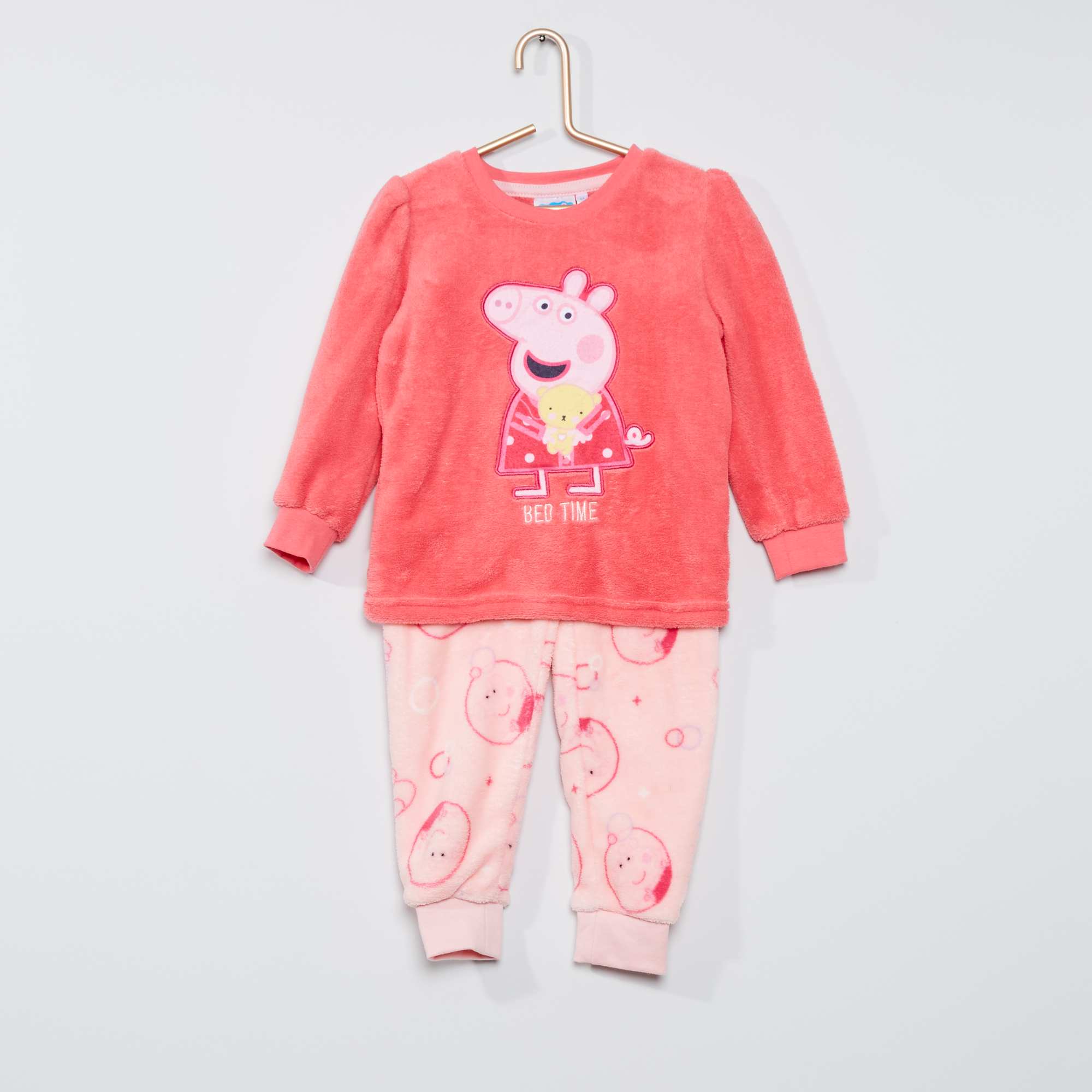 Pyjama Court Peppa Pig - Lot De 2 - Coton 100% - Pour Nuits D'Été Confortables
