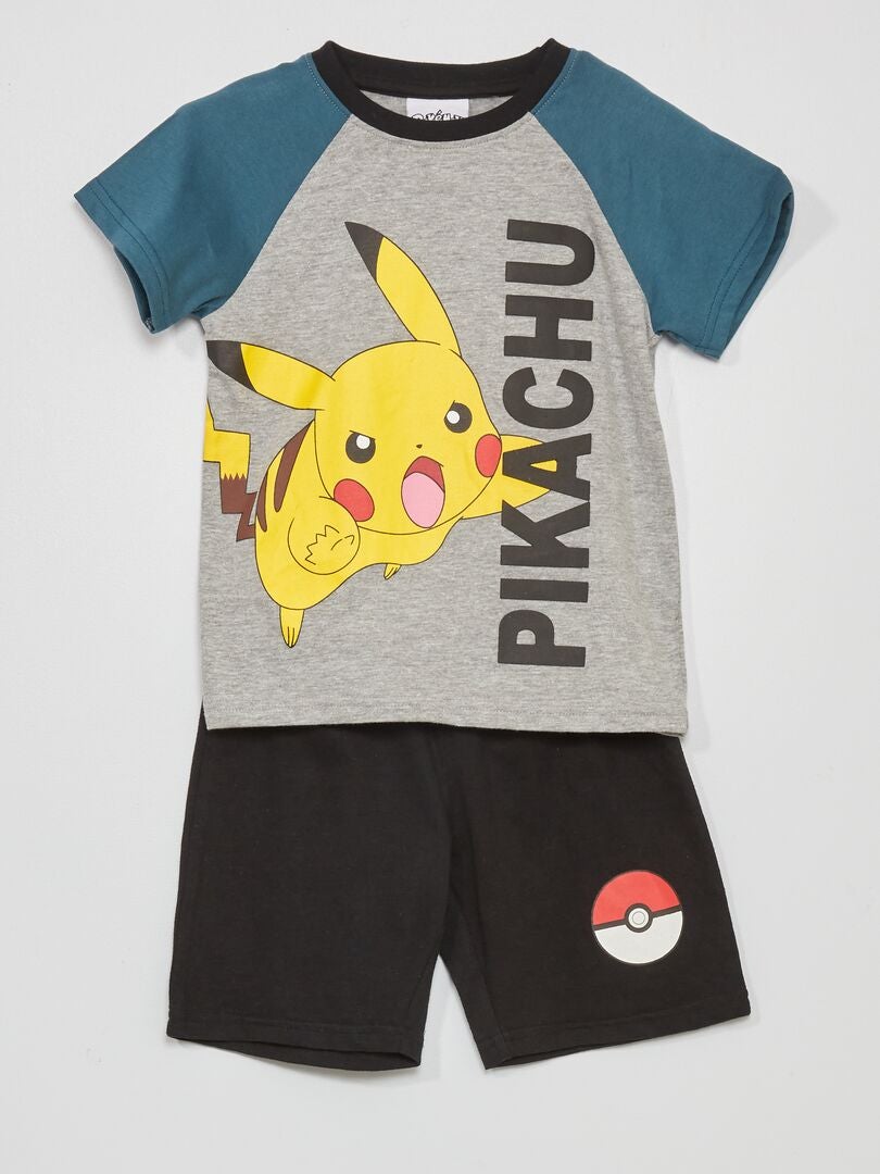 Pyjama d'été Pokémon Pikachu pour enfant • Tous en Pyjama !