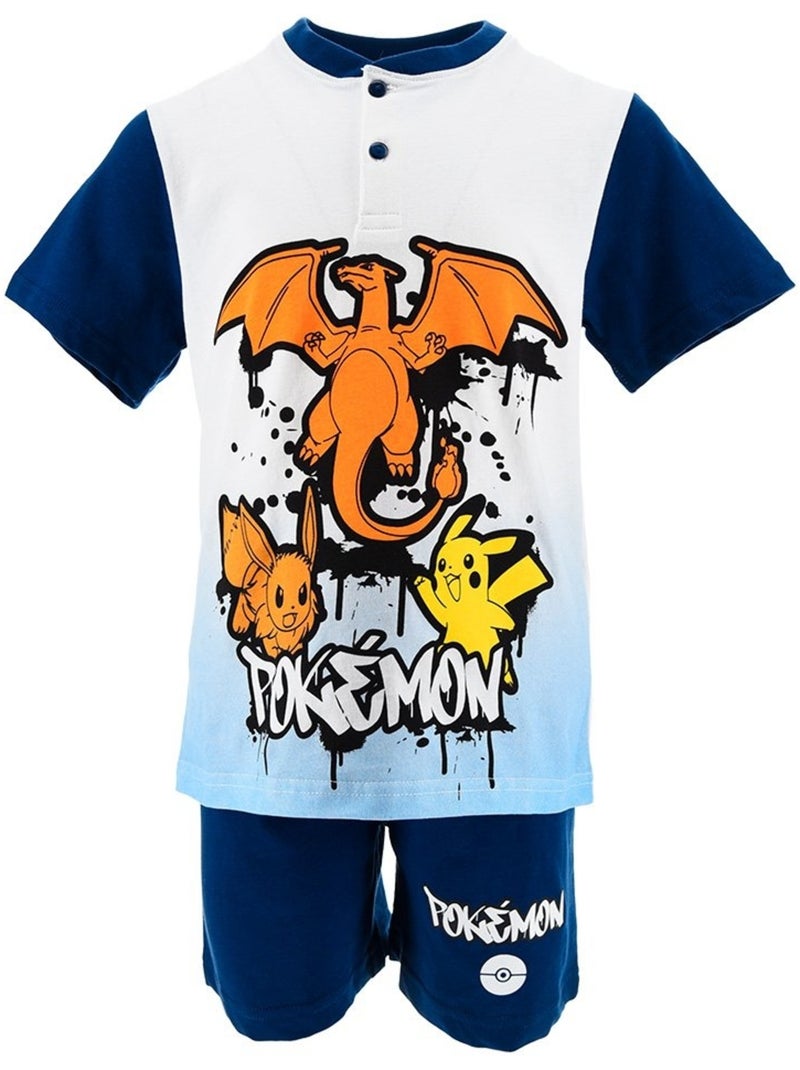 Pyjama Pokemon| Licence Officielle Bleu - Kiabi