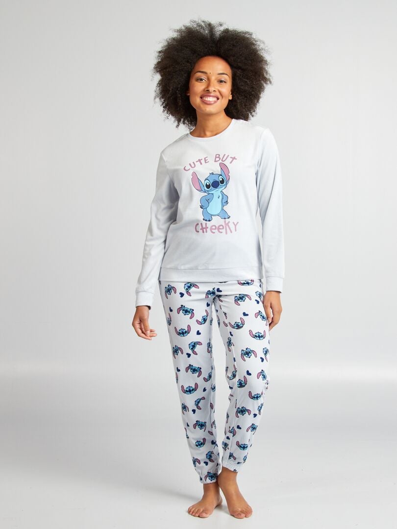 Pyjama polaire 2 pieces Stitch Bleu Kiabi 22.00