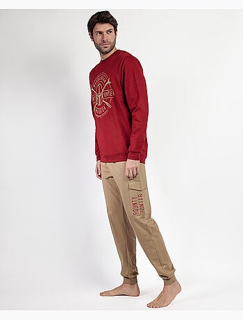 Pyjama polaire à manches longues pour homme STAR WARS MANDALORIAN Bounty Hunter