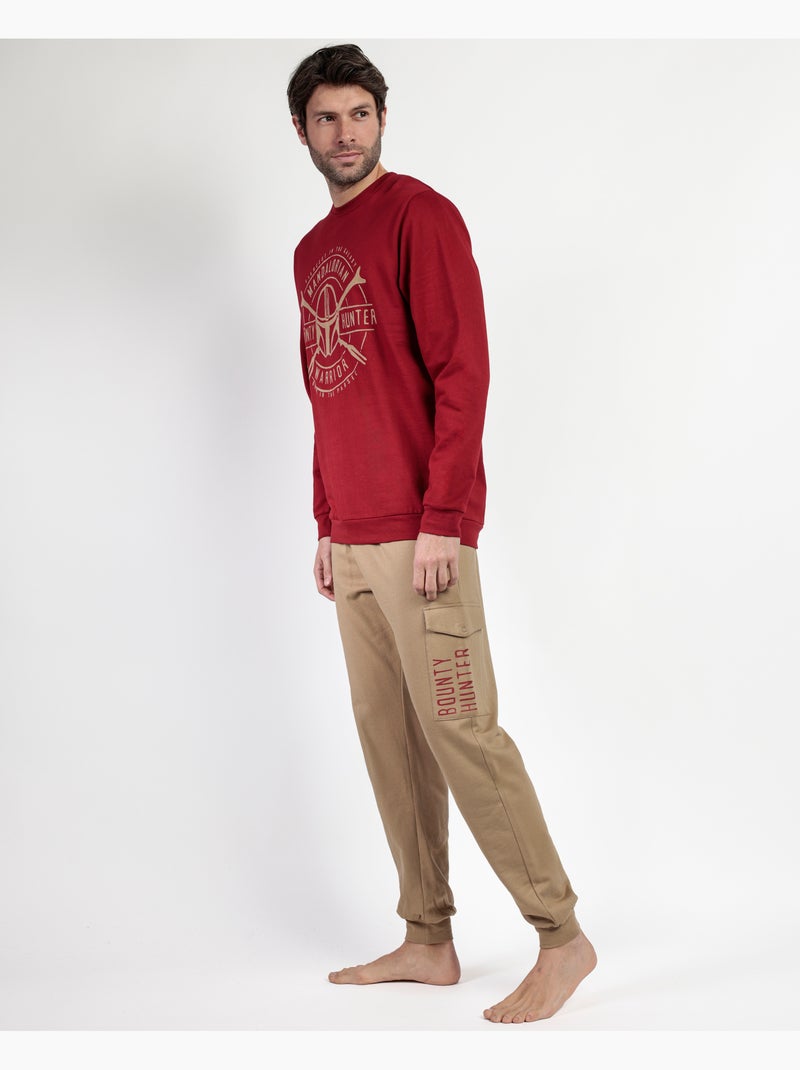 Pyjama polaire à manches longues pour homme STAR WARS MANDALORIAN Bounty Hunter Grenade - Kiabi