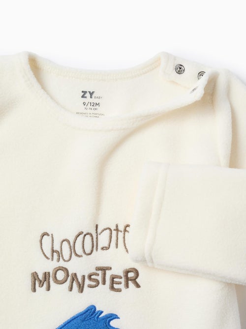 Pyjama Polaire avec Broderie - Kiabi