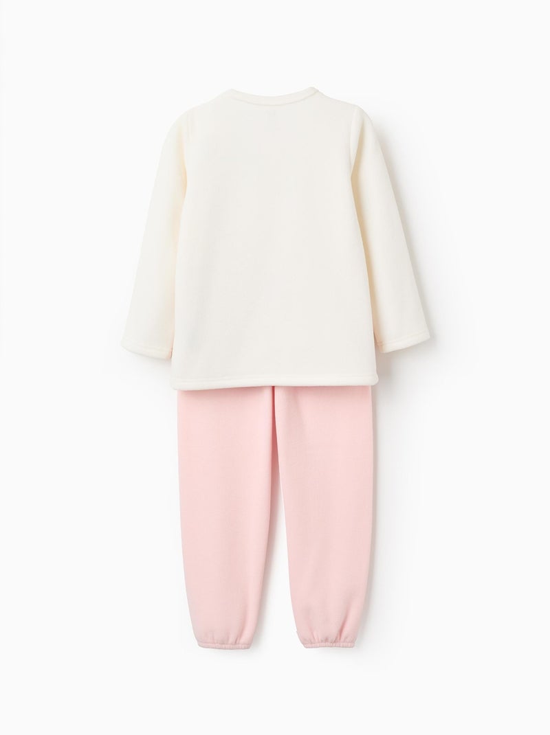 Pyjama Polaire avec Broderie Blanc - Kiabi