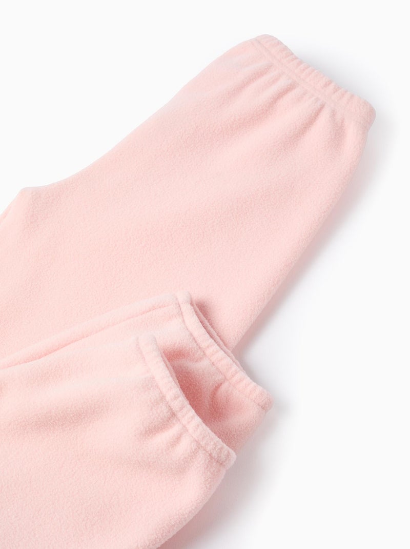 Pyjama Polaire avec Broderie Blanc - Kiabi
