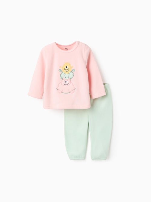 Pyjama Polaire avec Broderie - Kiabi