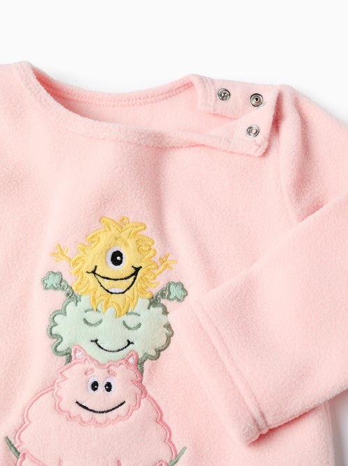 Pyjama Polaire avec Broderie - Kiabi