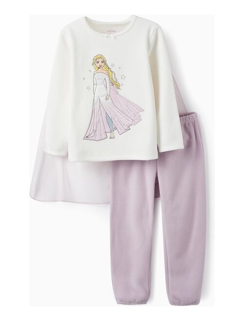 Pyjama polaire avec cape pour fille 'Frozen - Elsa'   FROZEN - Kiabi