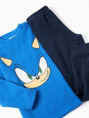 Pyjama polaire avec imprimé Sonic