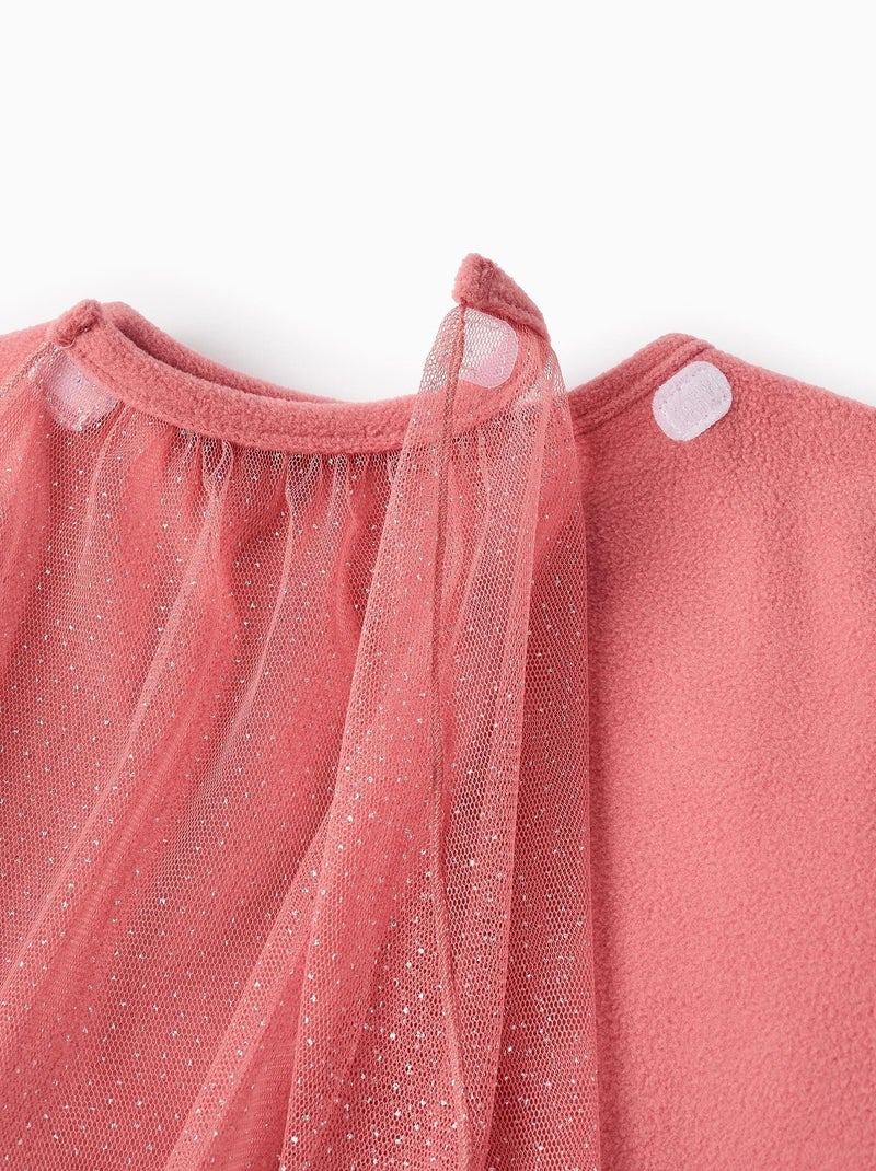 Pyjama polaire, cape en tulle, thème Fée Clochette DISNEY CLASSICS Rose - Kiabi