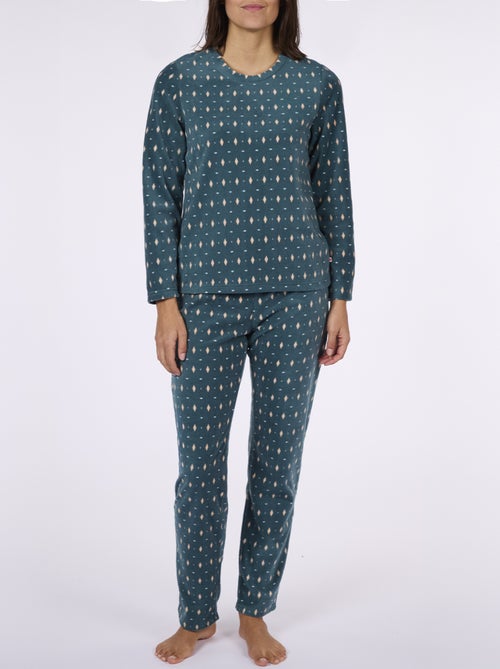 Pyjama polaire CHAMONIX imprimé - DODO - Kiabi Pyjama polaire CHAMONIX imprimé - DODO - Kiabi