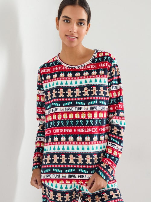 Pyjama polaire de Noël, MO Fashion - Kiabi