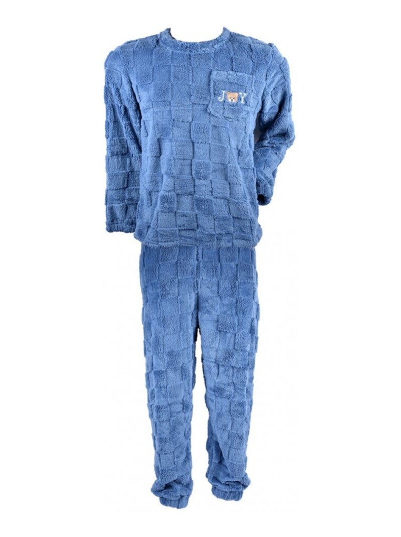 Pyjama POLAIRE ECO Bleu - Kiabi