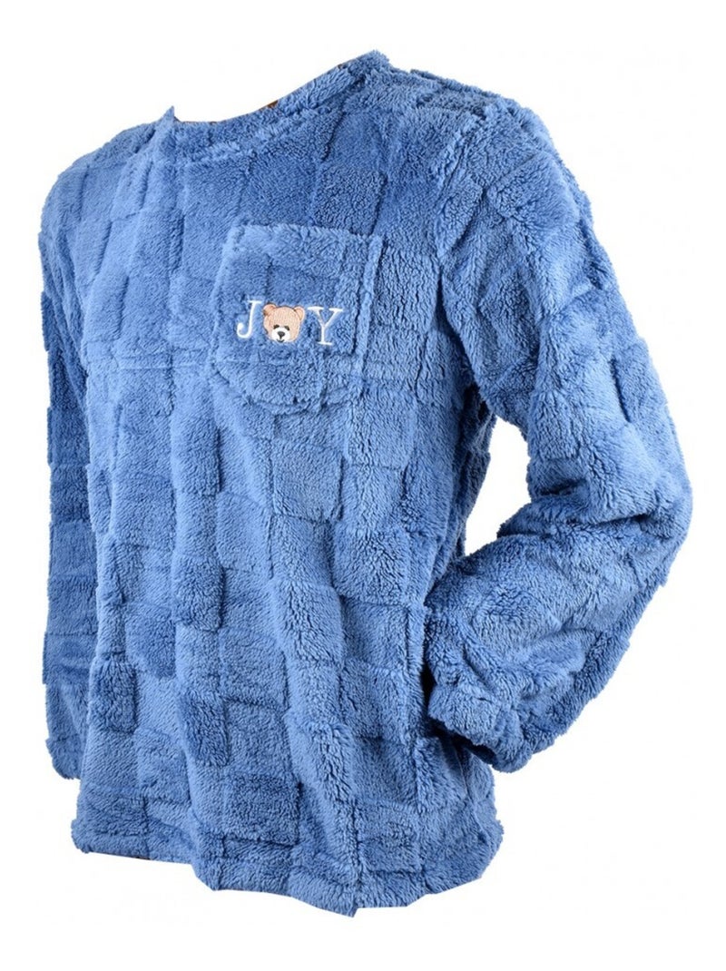 Pyjama POLAIRE ECO Bleu - Kiabi