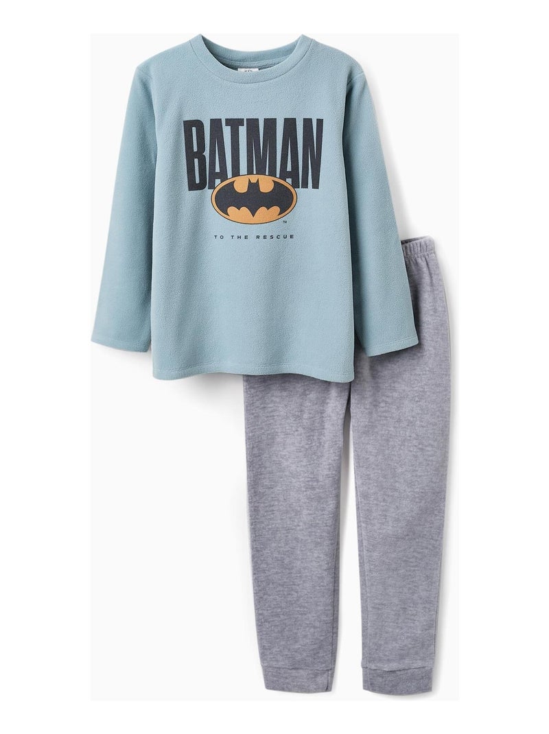 Pyjama polaire, imprimé Batman WARNER BATMAN Bleu - Kiabi
