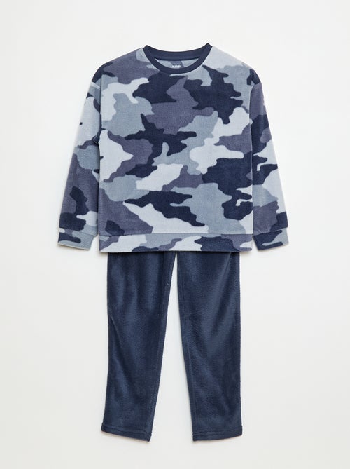 Pyjama polaire imprimé - Kiabi