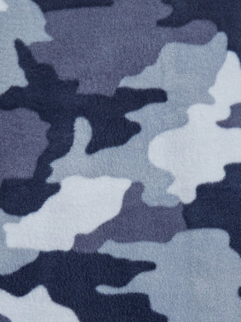 Pyjama polaire imprimé Gris - Kiabi