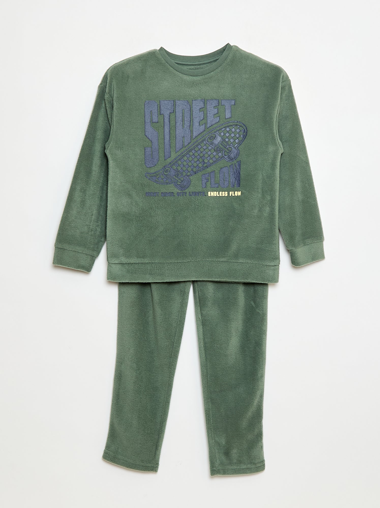 Pyjama polaire imprimé