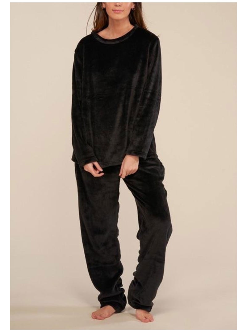 Pyjama Polaire Kebello Noir Noir - Kiabi