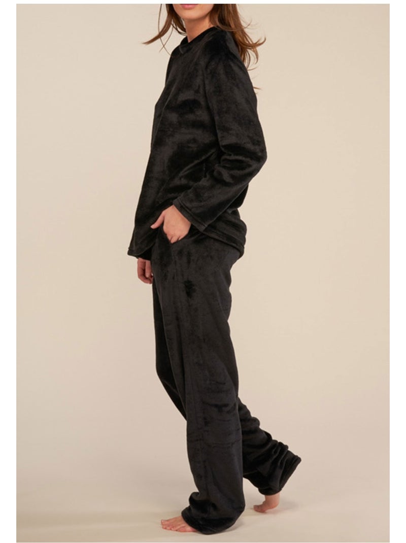 Pyjama Polaire Kebello Noir Noir - Kiabi