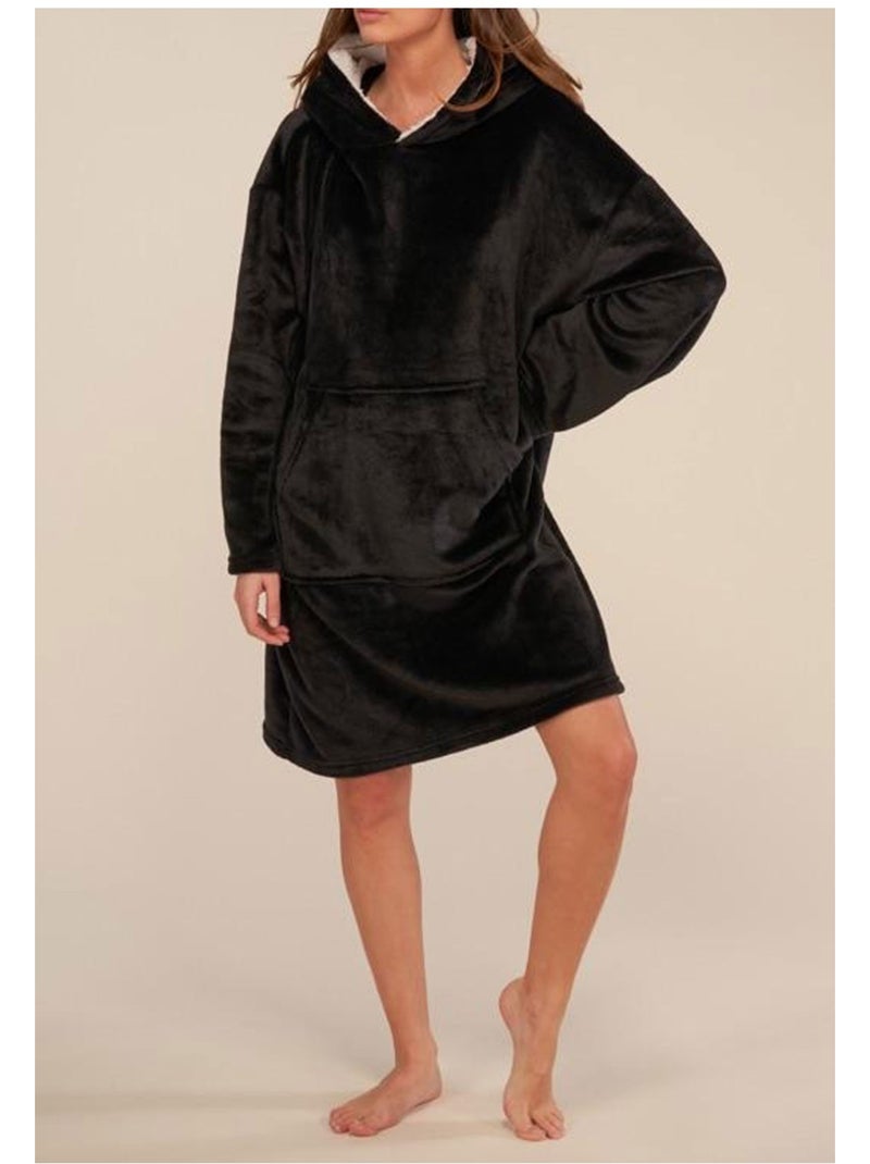 Pyjama Polaire Kebello Noir Noir - Kiabi