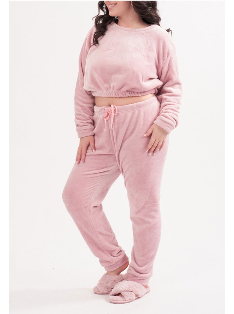 Pyjama Polaire Kebello Rose - Kiabi