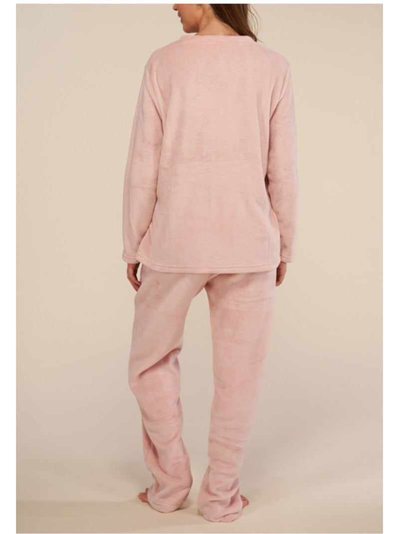 Pyjama Polaire Kebello Rose - Kiabi