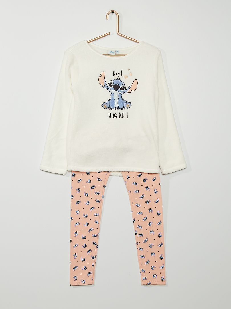 Pyjama polaire 'Lilo et Stitch' BLANC - Kiabi