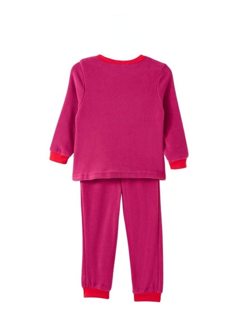 Pyjama polaire Miraculous Rose fushia - Kiabi