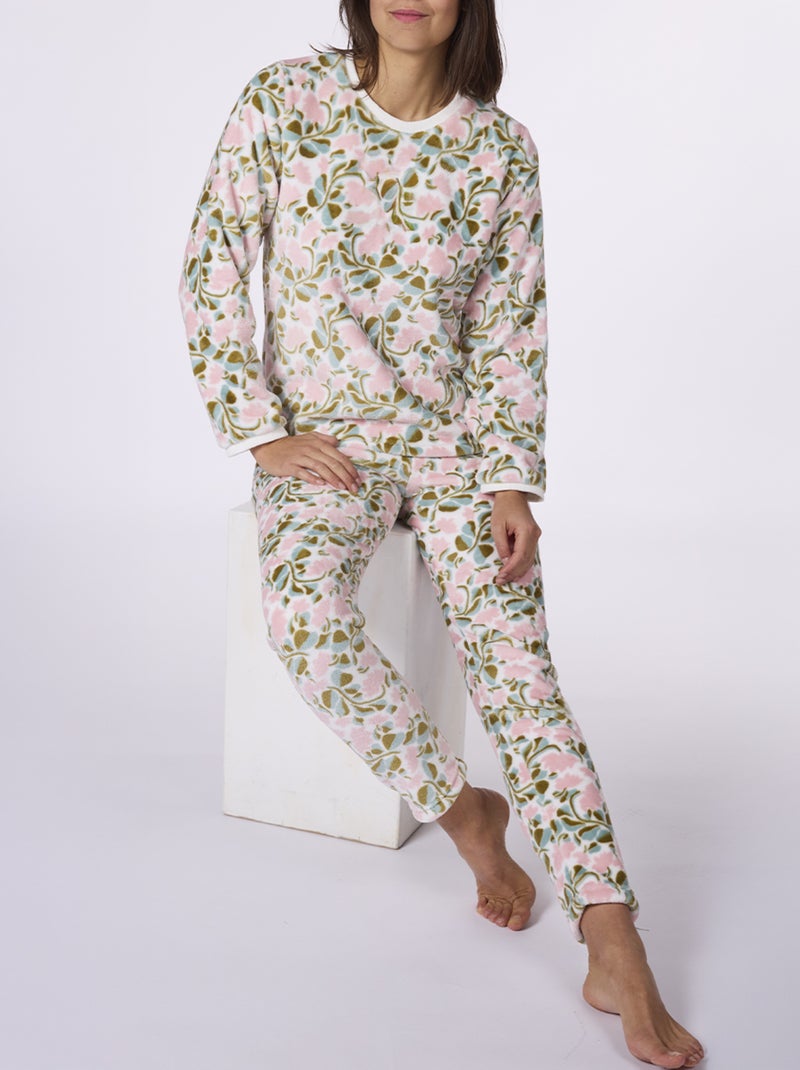 Pyjama polaire   MORRIS imprimé - DODO Vert clair - Kiabi