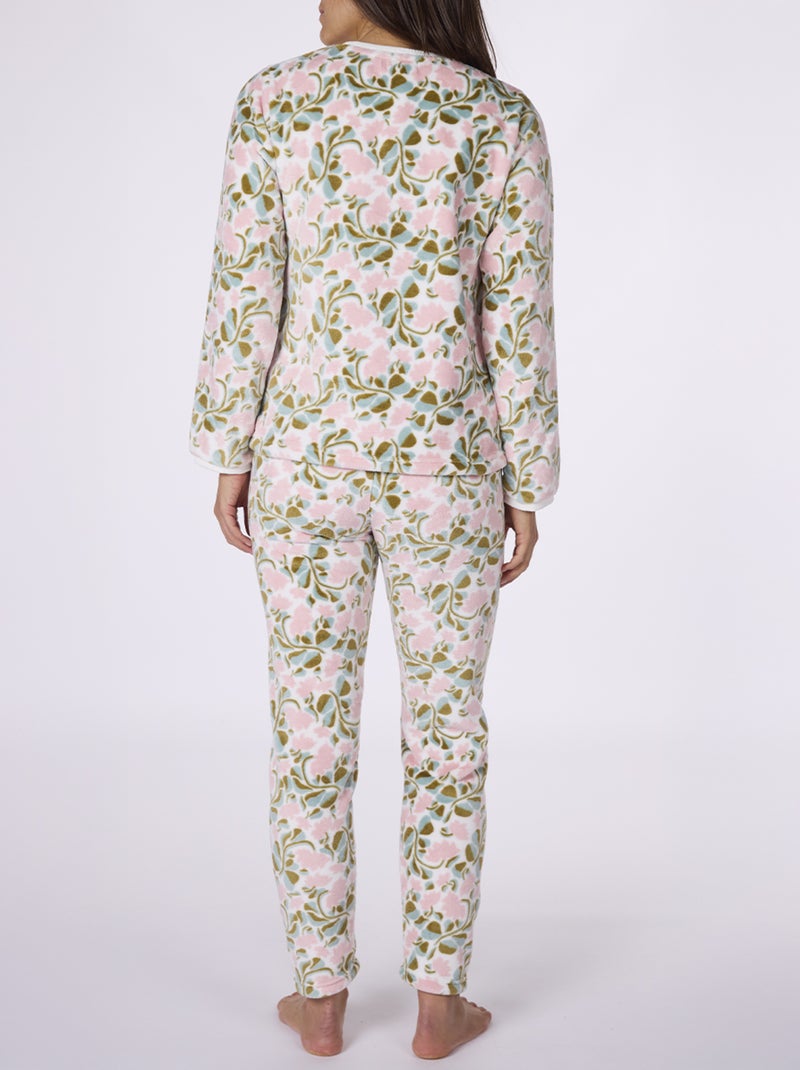 Pyjama polaire   MORRIS imprimé - DODO Vert clair - Kiabi