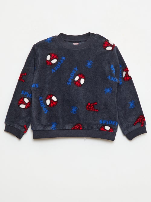 Pyjama polaire signé 'Spider-Man' 'Marvel' - 2 pièces - Kiabi