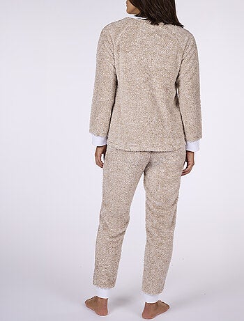 Pyjama polaire SOFA beige - DODO